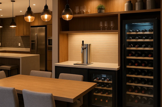 Adegas e chopeiras: um toque de sofisticação no seu condomínio